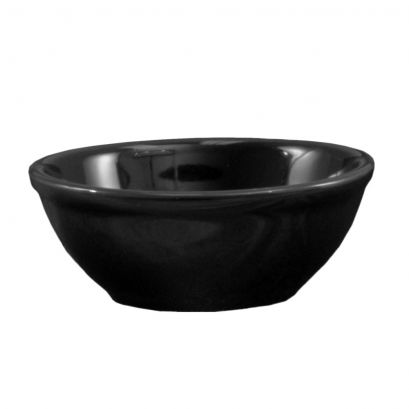 Nappie Black 12.5oz 5 5/8" (36/Case) – A sleek and versatile black nappie bowl with a 12.5oz capacity and 5 5/8-inch diameter. Ideal for soups, sides, salads, or desserts. Durable, restaurant-grade construction suitable for everyday commercial use.
