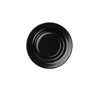 Saucer Black for LV-1-BLK 6" (36/Case) – A sleek 6-inch black saucer designed specifically to fit the LV-1-BLK cup. Made from durable, commercial-grade material, it offers a stable base for serving hot beverages while adding a modern, elegant touch to any tabletop setting. Ideal for restaurants, cafés, and hospitality service.