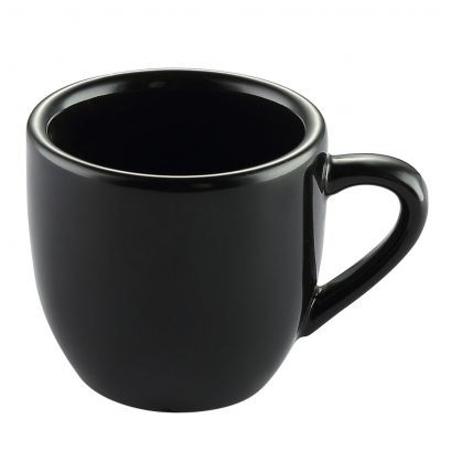 Cup A.D. Black 3.5oz 2 1/2" (36/Case) – A compact 3.5oz black cup, ideal for serving espresso, small hot beverages, or tasting portions. Made from durable, high-quality material, perfect for restaurants, cafés, and catering operations.