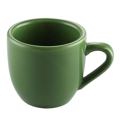 Cup A.D. Green 3.5oz 2 1/2" (36/Case) – A vibrant 3.5oz green cup, perfect for serving espresso, small hot beverages, or tasting portions. Crafted from durable, high-quality material, ideal for restaurants, cafés, and catering use.