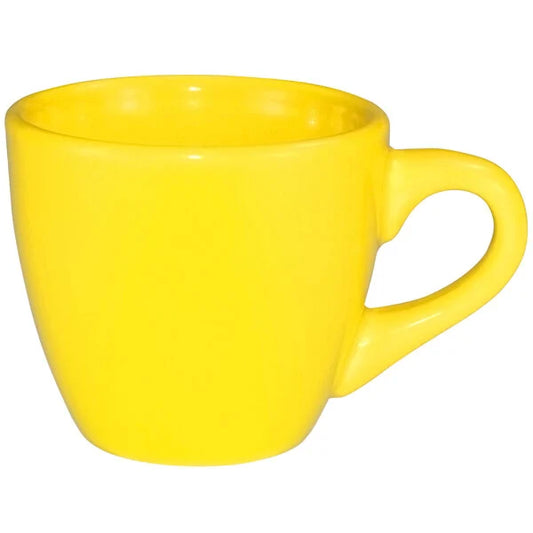Cup A.D. Yellow 3.5oz 2 1/2" (36/Case) – A bright and durable 3.5oz yellow cup, perfect for serving espresso, small hot beverages, or tasting portions. Made from high-quality, commercial-grade material, ideal for restaurants, cafés, and catering use.