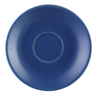 Saucer for LV-35-LBU 4 1/2" (36/Case) – A durable 4 1/2-inch light blue saucer designed to pair with the LV-35-LBU cup. Provides stability for serving hot beverages and adds a stylish touch to table settings, ideal for restaurants, cafés, and catering operations.