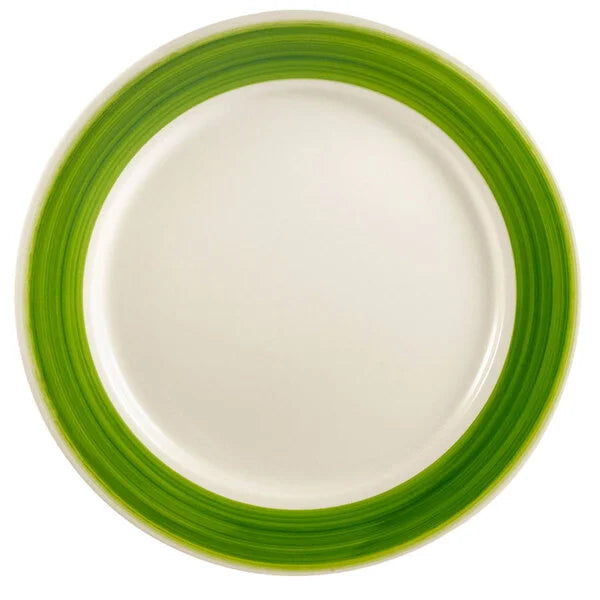 Plate R.E. Green 9" (24/Case) – A vibrant 9-inch green plate, ideal for serving entrées, salads, or main courses. Made from durable, high-quality stoneware, perfect for restaurants, cafés, and colorful table presentations.