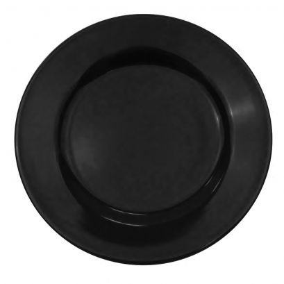 Plate R.E. Black 9 3/4" (24/Case) – A sleek and durable 9 3/4-inch black plate, perfect for serving entrées, salads, or main courses. Crafted from high-quality stoneware, ideal for restaurants, cafés, and contemporary table presentations.