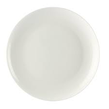 Coupe Plate 10 1/2" (12/Case) – A 10 1/2-inch coupe-style plate with smooth, rimless edges, ideal for serving entrées, salads, or main courses. Crafted from durable, high-quality stoneware, perfect for restaurants, cafés, catering, and modern table presentations.