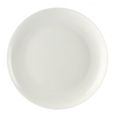Coupe Plate 6" (36/Case) – A 6-inch coupe-style plate with smooth, rimless edges, perfect for serving bread, desserts, small appetizers, or side items. Made from durable, high-quality stoneware, ideal for restaurants, cafés, catering, and modern table presentations.