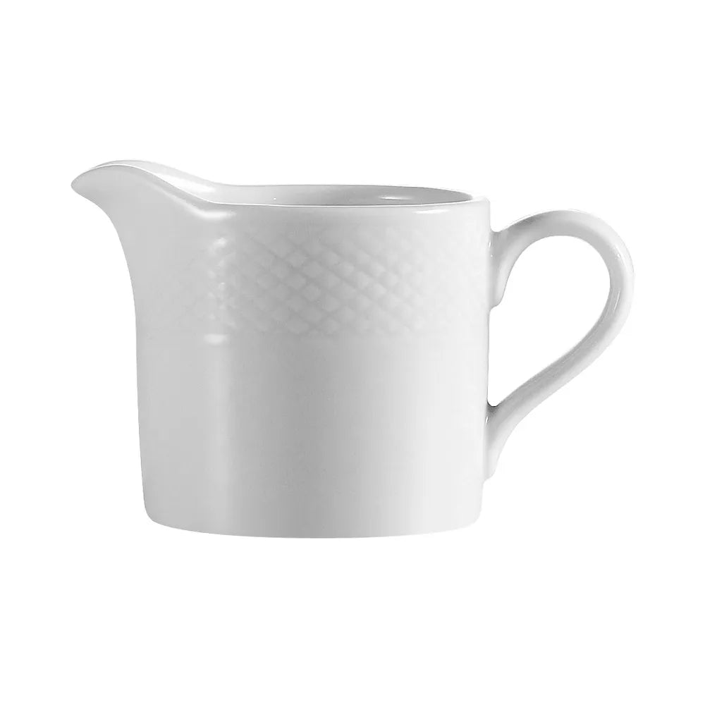 Creamer 4oz 2" (24/Case) – A compact 4-ounce creamer with a 2-inch diameter, ideal for serving cream, milk, or sauces alongside coffee and tea service. Made from durable, high-quality material, perfect for restaurants, cafés, hotels, and catering operations.