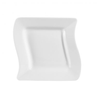 Square Plate 10 1/2" (12/Case) – A stylish 10 1/2-inch square plate, perfect for serving entrées, salads, or main courses. Made from durable, high-quality stoneware, ideal for restaurants, cafés, catering, and contemporary table presentations.