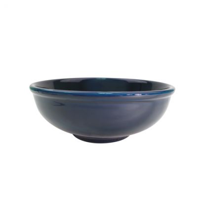 Pasta Bowl Marine Blue 25oz 7 1/2" (24/Case) – A 25-ounce pasta bowl with a 7 1/2-inch diameter, finished in a stylish Marine Blue. Ideal for serving pasta, salads, or shared dishes. Made from durable, high-quality stoneware, perfect for restaurants, cafés, catering, and contemporary table presentations.