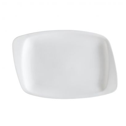 Rectangular Platter 13 1/2" (12/Case) – A 13 1/2-inch rectangular platter, perfect for serving entrées, appetizers, or shared dishes. Made from durable, high-quality stoneware, ideal for restaurants, cafés, catering, and elegant table presentations.