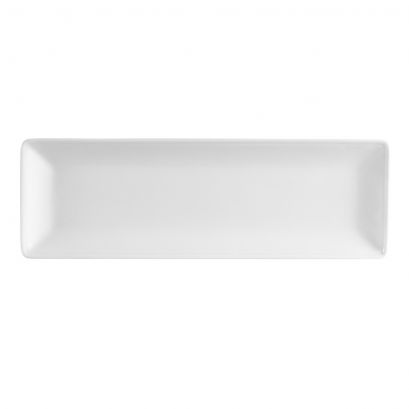 Rectangular Platter 9" (24/Case) – A 9-inch rectangular platter, ideal for serving appetizers, side dishes, or desserts. Made from durable, high-quality stoneware, perfect for restaurants, cafés, catering, and everyday commercial use.
