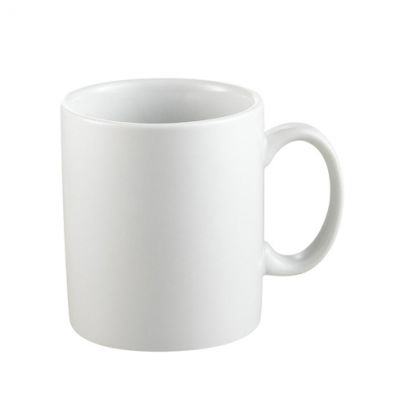 C.A.C. C-Handle Mug PW 20oz 4" durable porcelain, classic white finish, dishwasher safe – SKU RSCAC-MUG-C20-12