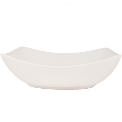 C.A.C. Rectangular Bowl 2.25Qt 14" durable porcelain, classic white – SKU RSCAC-MX-RT14-6