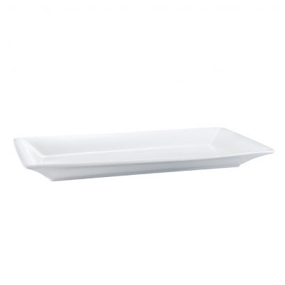 C.A.C. Rectangular Tray 20" durable porcelain, classic white – SKU RSCAC-MX-RT20-6