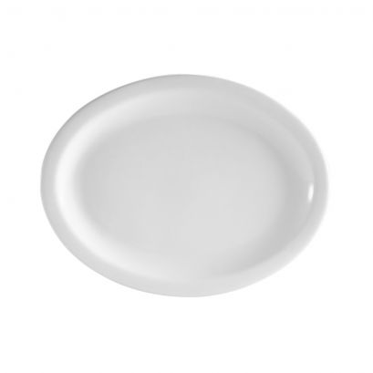 C.A.C. Oval Platter N.R. 13" porcelain serving platter, durable and dishwasher safe – SKU RSCAC-NCN-14-12
