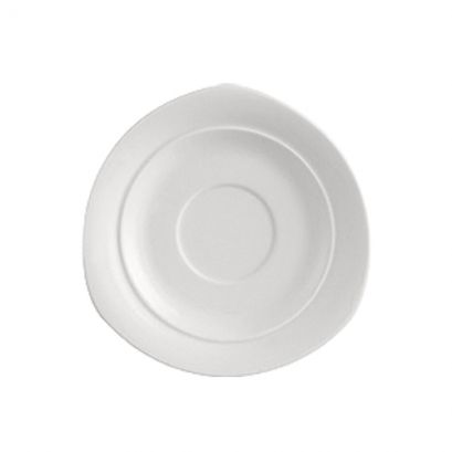 C.A.C. PHA-36 Saucer – 5 3/4" white porcelain saucer, fits PHA-35 cup, 36 per case