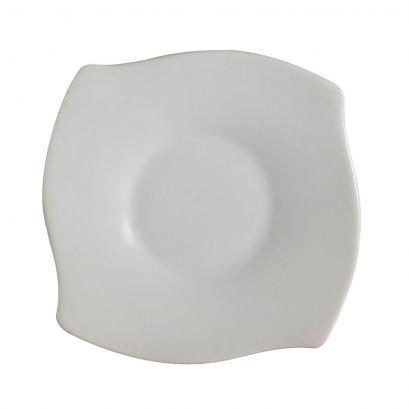 C.A.C. PHA-55 Saucer – 5 3/4" white porcelain saucer for PHA-54 cup, 36 per case