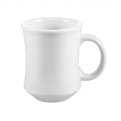 C.A.C. PM-7-W Provo Mug – 7oz American White stoneware mug, 36 per case