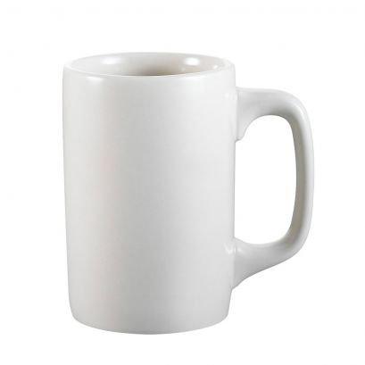 C.A.C. PRM-12-W 11oz Prime Straight Mug in American White – 36 per case