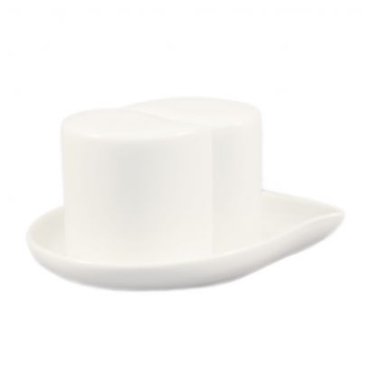 C.A.C. PSP-3 salt and pepper shakers with matching saucer, case of 12