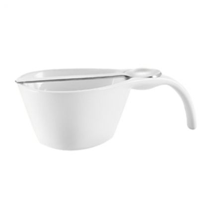 C.A.C. PTS-66 2 oz tasting cup with 4 1/2-inch spoon, case of 72