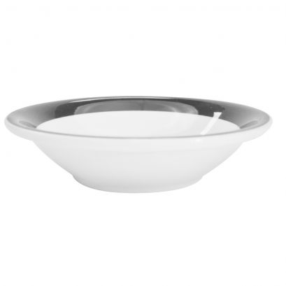 C.A.C. R-11-BLK 4.75oz black fruit dish, 4 3/4-inch, case of 36