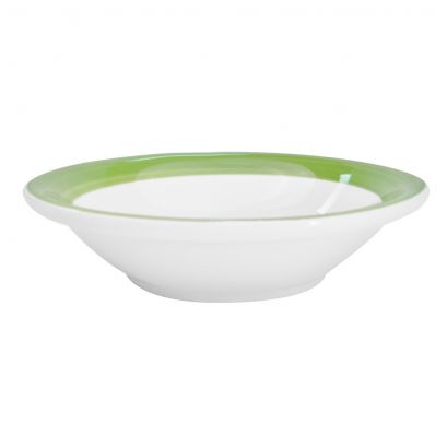 C.A.C. R-11-G 4.75oz green fruit dish, 4 3/4-inch, case of 36