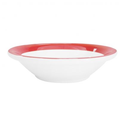 C.A.C. R-11-R 4.75oz red fruit dish, 4 3/4-inch, case of 36