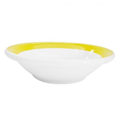 C.A.C. R-11-Y 4.75oz yellow fruit dish, 4 3/4-inch, case of 36