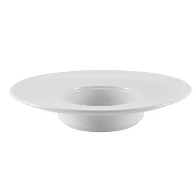Wide Rim Pasta Bowl 7oz 10" (12/Case) – A 7-ounce pasta bowl with a wide 10-inch rim, ideal for serving pasta, appetizers, or desserts. Crafted from durable, high-quality stoneware, perfect for restaurants, cafés, catering, and stylish table presentations.