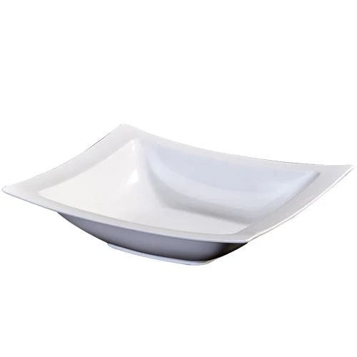 Rectangles Pearl Bowls in 5oz and 12oz sizes, perfect for serving soups, salads, and desserts at weddings, events, or parties with a sophisticated pearl finish