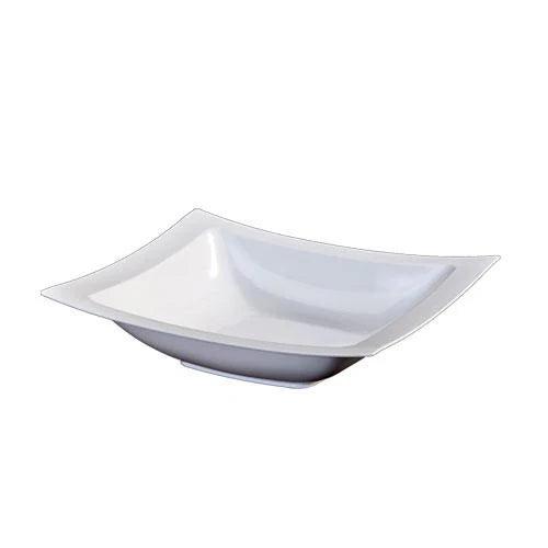 Rectangles Pearl Bowls in 5oz and 12oz sizes, perfect for serving soups, salads, and desserts at weddings, events, or parties with a sophisticated pearl finish