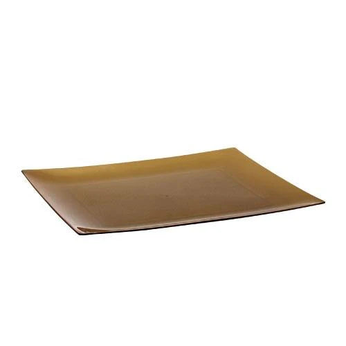 Rectangles Gold Plates in 7-inch, 9-inch, and 11.75-inch sizes, ideal for serving appetizers, entrees, and desserts at elegant events and formal gatherings