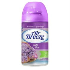 Air Breeze Automatic Air Freshener Refill, Wild Lilac scent, 6.2 oz can
