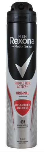 Rexona Active Protection Original antiperspirant deodorant spray for men, 200 mL bottle.