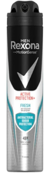 Rexona Men Active Protection Fresh antiperspirant deodorant spray 200 mL for long-lasting freshness and sweat protection