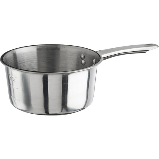 Winco SAP-1.5 & 2, 1-1/2 & 2qt S/S Mirror Finish Sauce Pan, EA