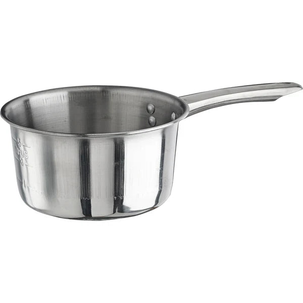 Winco SAP-1.5 & 2, 1-1/2 & 2qt S/S Mirror Finish Sauce Pan, EA