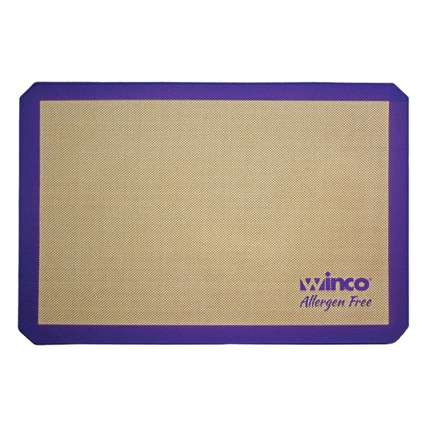 Winco SBS-11PP/24PP, Quarter to Full Allergen-Free Purple Baking Mat