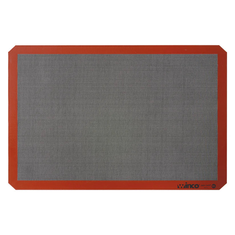 Winco SBS-24PF/16PF, 11-5/8"x16-1/2" Silicone Half-Size Perf Baking Mat, EA