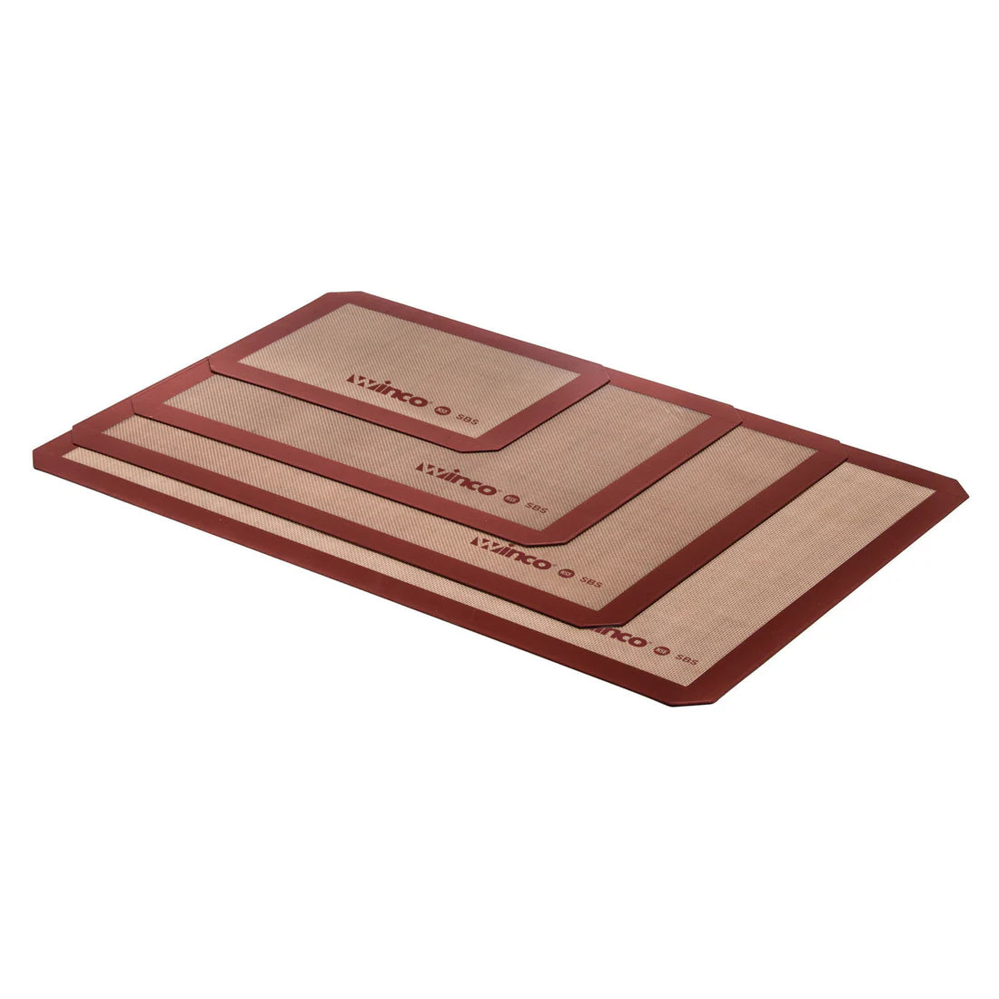 Winco SBS-11 to 24, Quarter to Full-size Options Silicone Baking Mats