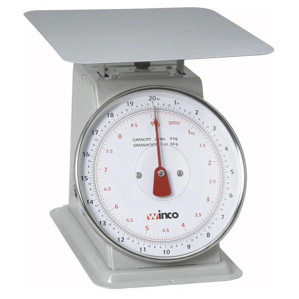 Winco SCAL-62 to 960, 2-130Lbs, 6.5-9" Dial Receiving Scale, EA