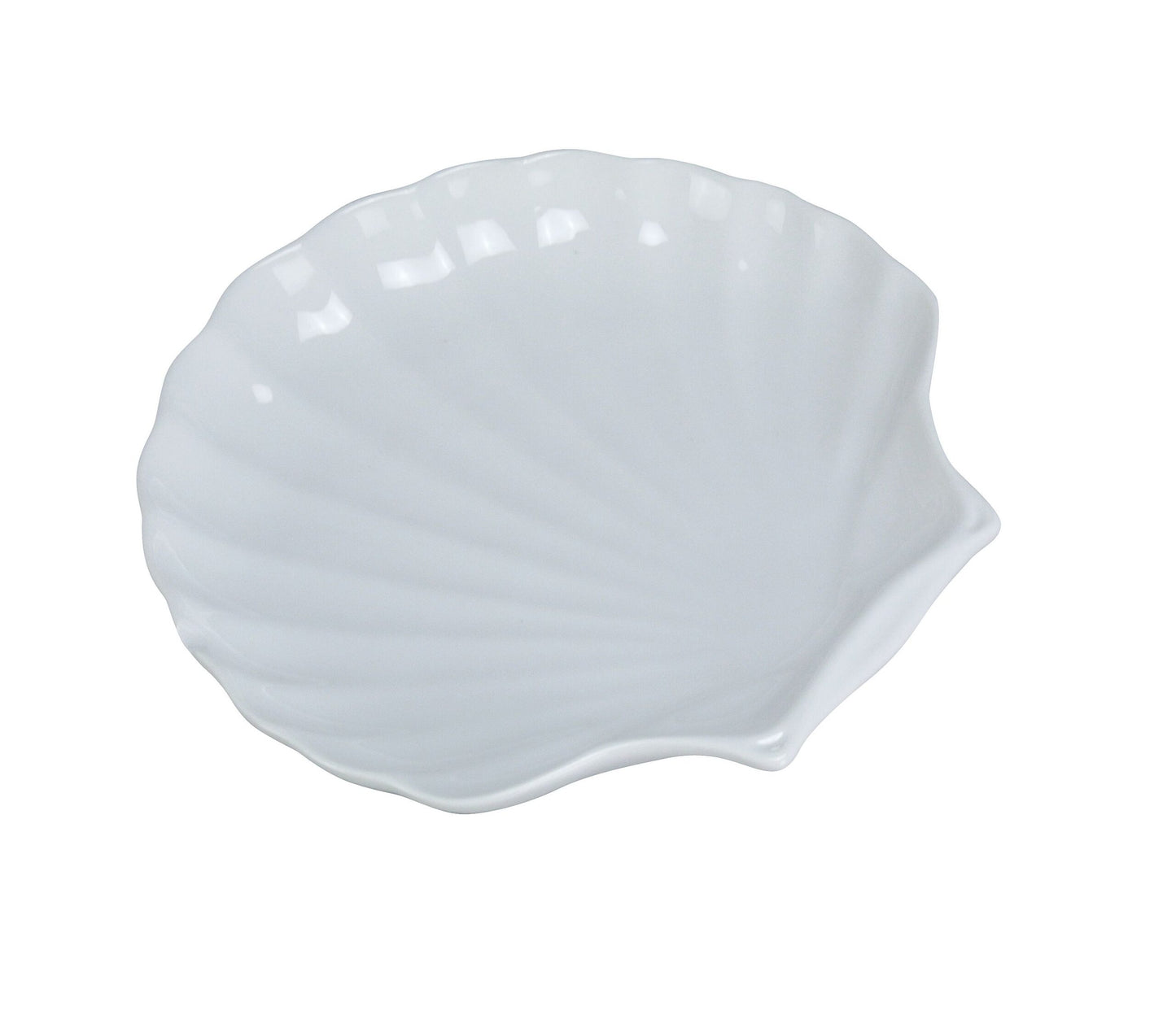 Yanco Shell Dish SD-9 is a charming and elegant addition to any table setting. Designed in a delicate shell shape, this dish adds a touch of coastal sophistication to your dining presentation. Measuring 9 1/2" in diameter, it is perfect for serving appetizers, dips, or small snacks. Crafted from high-quality porcelain, it features a smooth white glaze that effortlessly complements any decor style. 