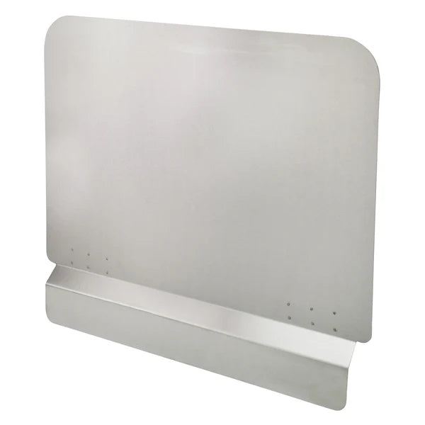 Winco SFSG-2018, 20-1/2" Stainless Steel Fryer Splash Guard, EA