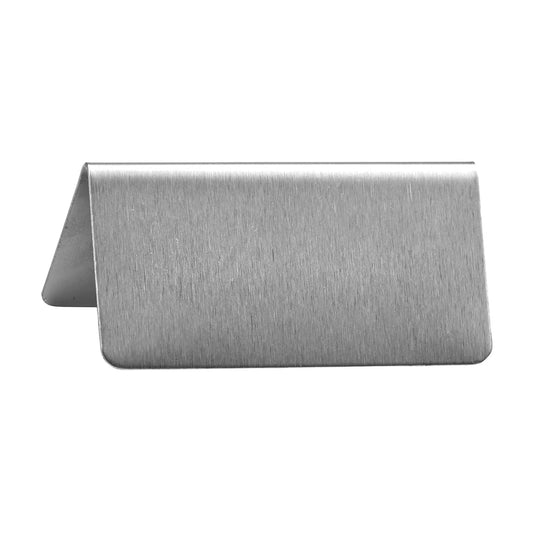 Winco SGN-100 to SGN-106, Stainless Steel Blank, Hot Tea, Decaf, Coffee, Hot Water, Iced Tea, Sanitized Tent Sign- Restaurant Kitchen, Buffet Stations, Catering Services