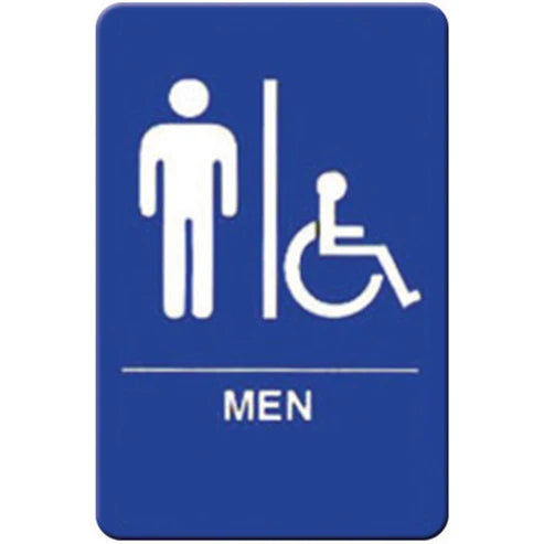 Winco SGNB-601 to SGNB-653B, 6"x9" Braille Info Signs, Various Messages