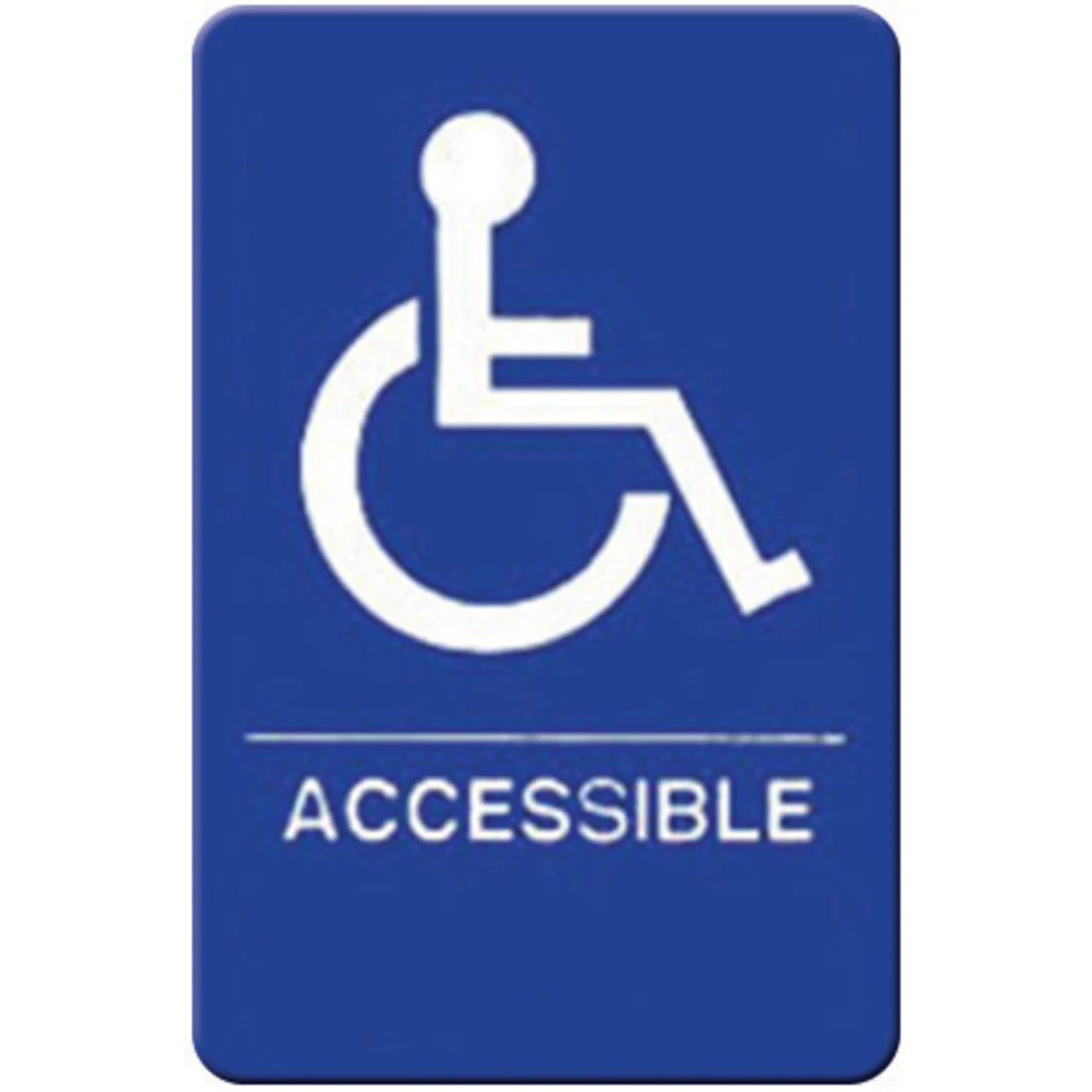 Winco SGNB-601 to SGNB-653B, 6"x9" Braille Info Signs, Various Messages