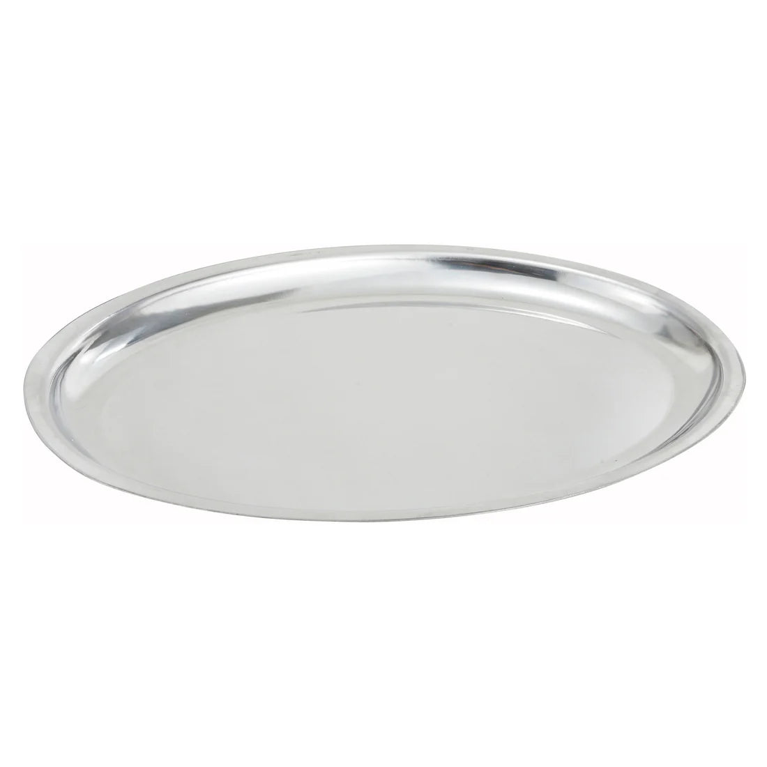 Winco SIZ-11 to SIZ-11ST, 11" SS Oval/Rect Sizzle Platters w/ Bakelite Underliners (SIZ-11/ST)
