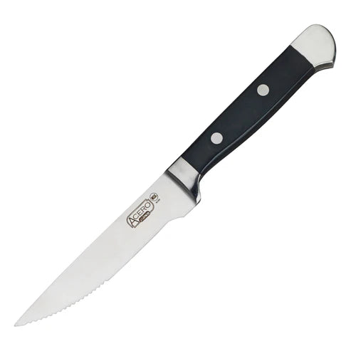 Winco SK-1 and SK-12, 4pcs, Gift Box and 12-pc Bulk Pack Acero Gourmet Steak Knives