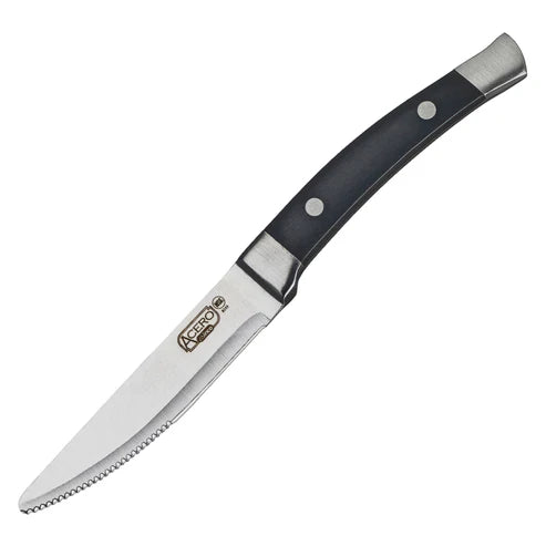 Winco SK-22, 12-pc Bulk Pack Acero Gourmet Steak Knives (Round-Tip)